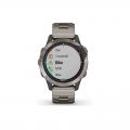   Garmin Quatix 6 Titanium - Titanium Gray with Titanium Band